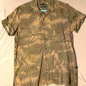 SCOTCH & SODA | Green Tropical Floral Print Shirt